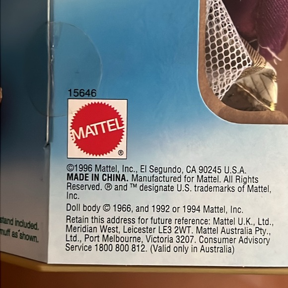 Mattel 15646 Barbie Happy Holidays 1996 Special Edition in Original Box - Picture 12 of 12